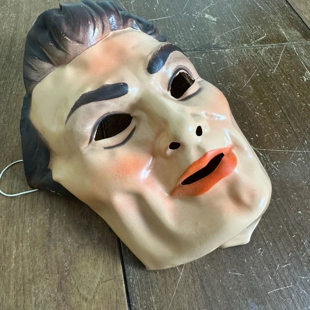 Vintage‎ Clark Gable Halloween Costume Plastic Face Mask